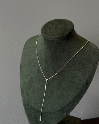 Colar Gravata Ponto  de Luz