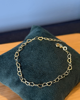 Pulseira Coração Vazado