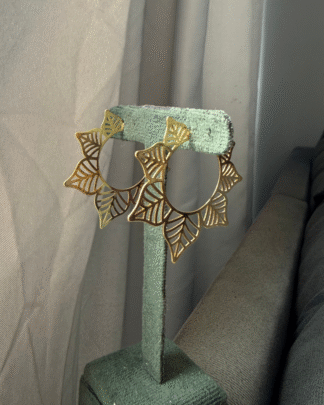 Argola de Flor Vazado