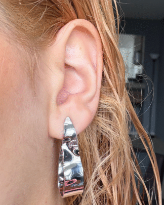 Brinco Meia Argola Orgânico