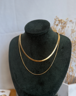 Mix Choker Fita + Choker Malha Roliça