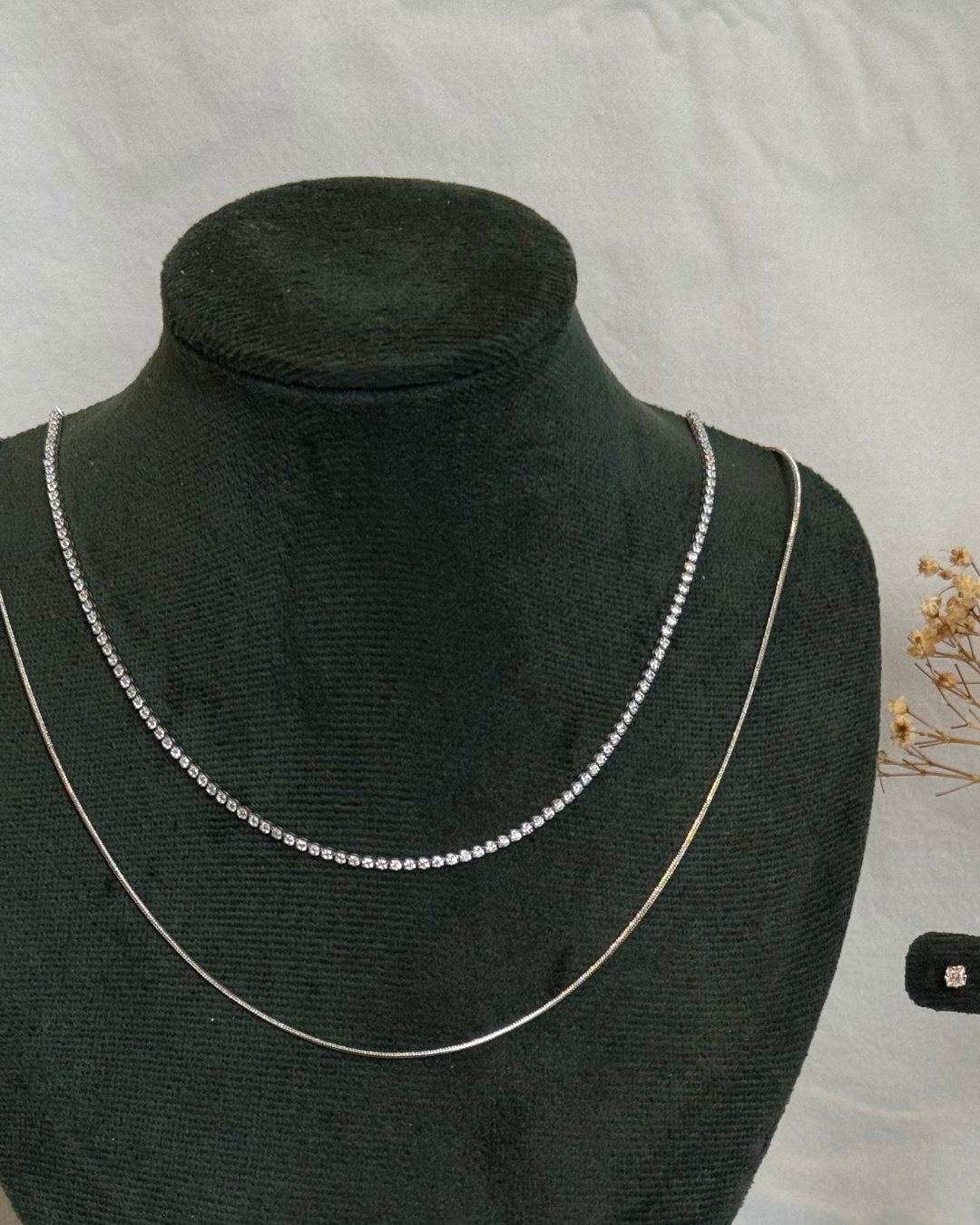 Mix Choker Riviera Zircônia + Colar Veneziana - Imagem 2